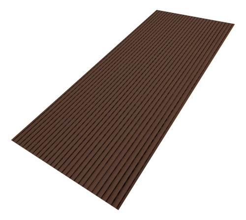 Passadeira Emborrachada Antiderrapante 45cm X 5 Metros Cores Comprimento 5 M Cor Marrom Desenho Do Tecido Liso Largura 45 Cm