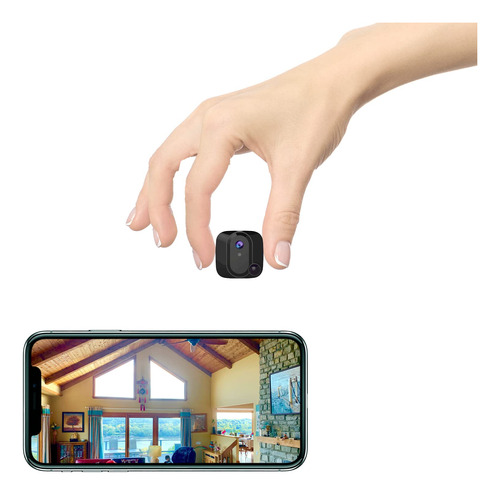 Mini Cmara Oculta Espa 4k Wifi Nanny Cam Inalmbrica Pir Pequ