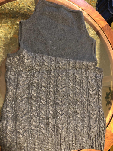 Sweater Chaleco Kenzo Italy Talle S Mod Depose Lana