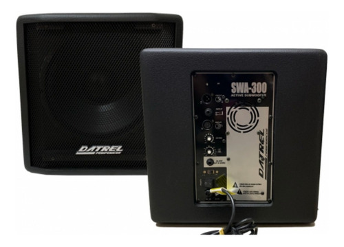 Imagem 1 de 7 de Caixa Sub Woofer Ativa Datrel Swa 300