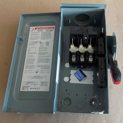 Interruptor De Seguridad 600v 30a 3p Nema 1 Hu361