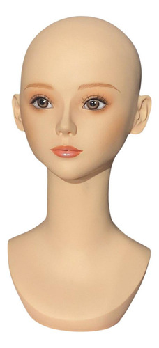 Cabeza De Maniquí Femenino, Perchero Multiusos Para Y