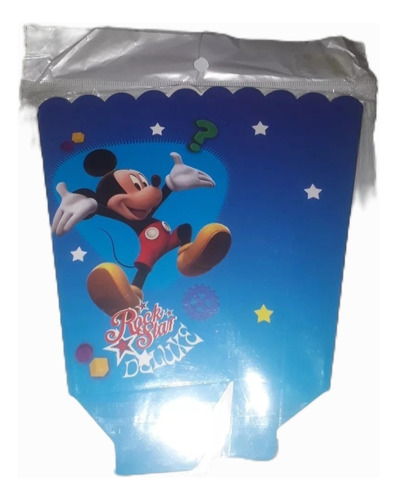 6 Cajas Cajitas  De Sorpresita Pop - Mickey Mouse Cotillón