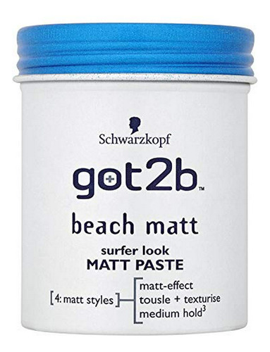 Pasta Mate Schwarzkopf Got2b Beach Matt (100ml)