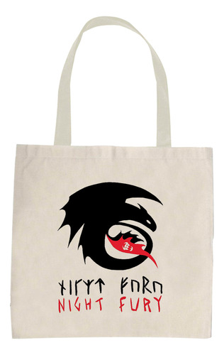 Chimuelo Dragón Furia Nocturna Tote Bag Bolsa De Manta