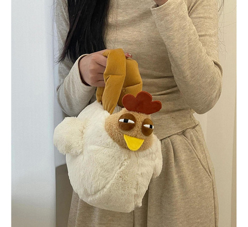 De Bolsa De Felpa Bolsa De Pollo De Dibujos Animados, Para