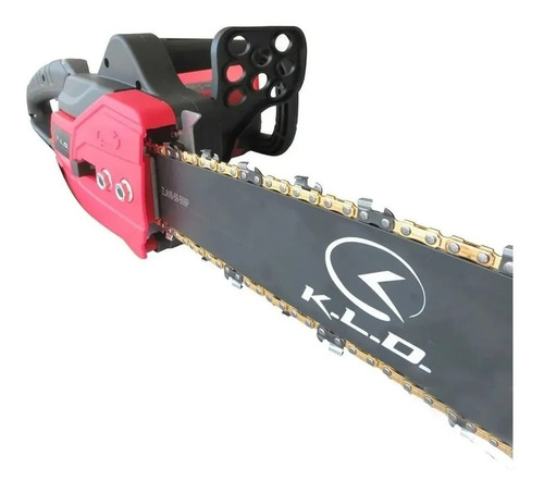 Imagen 5 de 5 de Motosierra Eléctrica Electrosierra 2000w 16 PuLG Profesional Color Rojo