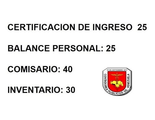 Imagen 4 de 12 de Contador Publico,certificación Ingreso,constitución Empresas