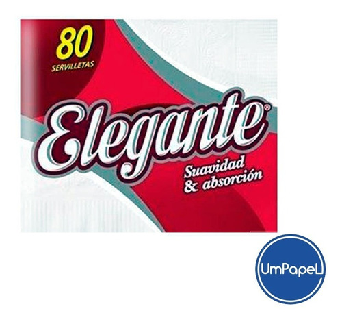 Servilletas De Papel 32 X 32 Elegante X 80 Unidades Full