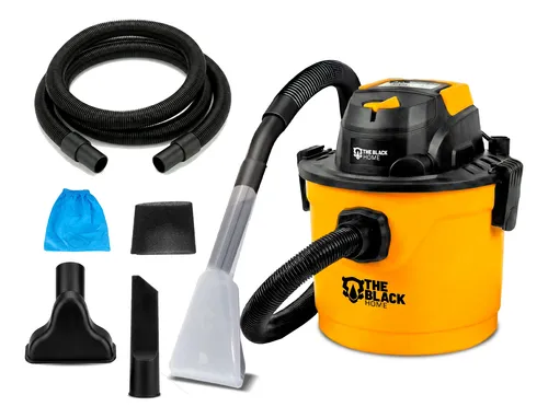 Aspirador de Pó e Água Multiuso Soprador Bico Extratora 10L Amarelo e Preto 127V