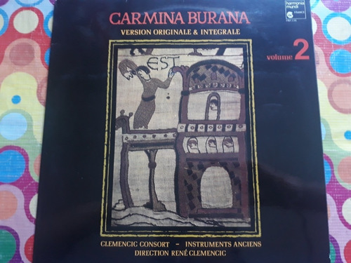 Carmina Burana Lp Versione Originale & Integrale