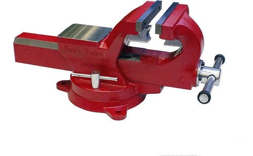 Yost Vises Fsv-4 4  Heavy-duty Forged Steel Bench Vise With 