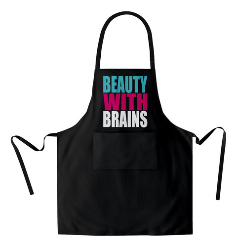 Mandil Beauty With Brains (d0535 Boleto.store)