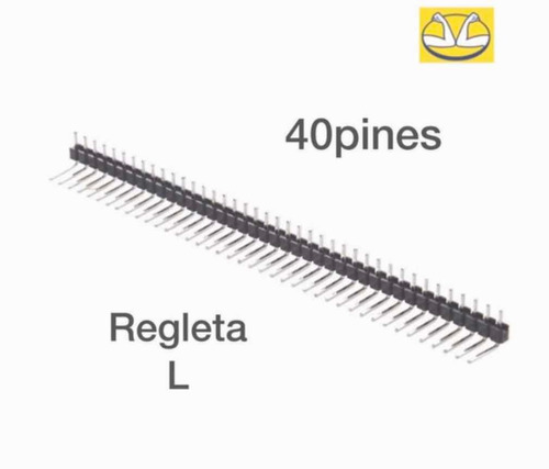 5 Regleta 90° Regleta En L, 40 Pines Conector De Pines