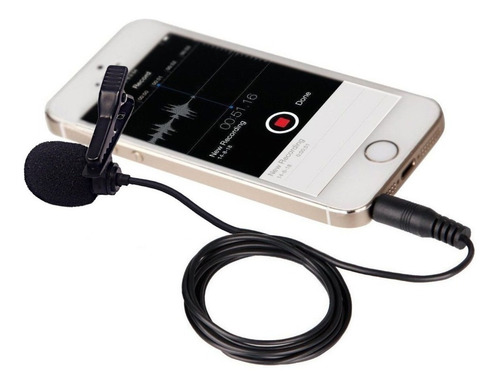 Microfone De Lapela 3,5mm P2 Stereo Youtuber Pronta Entrega