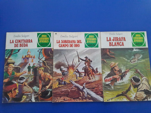 Coleccion De 3 Revistas Comics Obras De Emilio Salgari