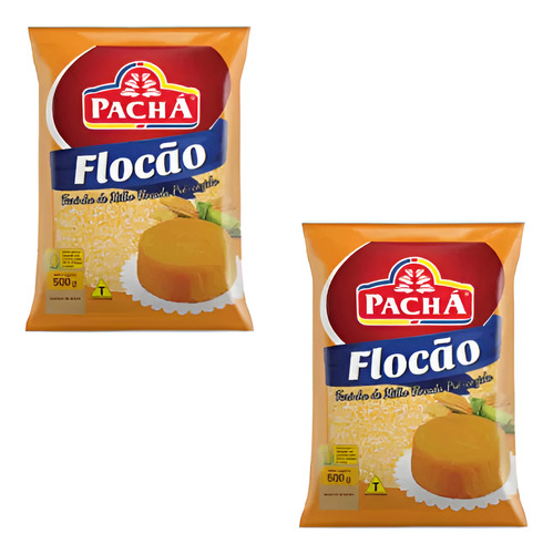 Flocão De Milho Pacha 500g Farinha De Milho Flocada Leve 2