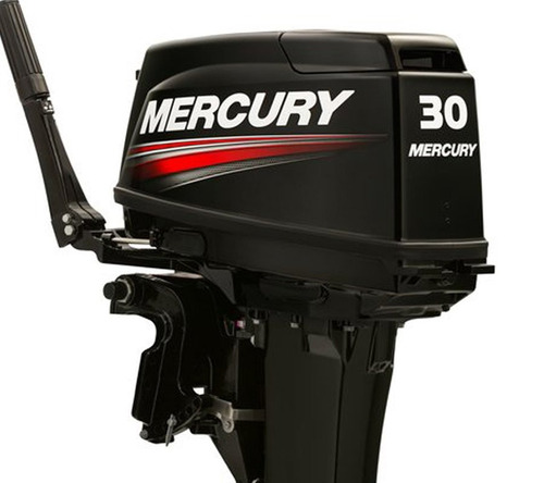 Motor De Popa 30hp M 2t Mercury Zero Partida Manual