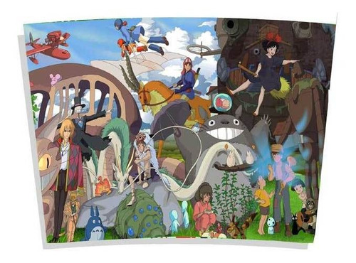Imagem 2 de 3 de Copo Térmico Anime Ghibli Chihiro Totoro Mononoki