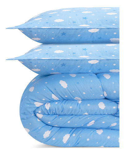 Juego De Edredon De Nube Fundas De Almohada Individual Nube