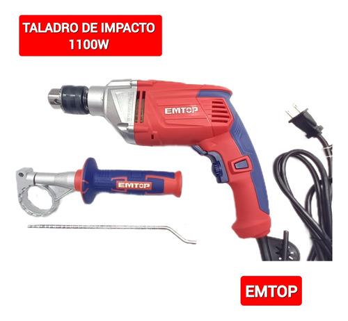 Taladro De Impacto 1100w Marca Emtop Somos Tienda Física 