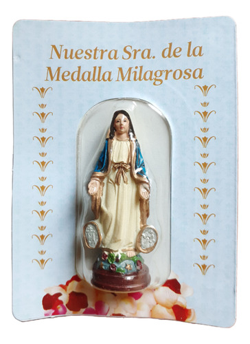 Antigua Estatuilla Nuestra Señora De La Medalla Milagrosa