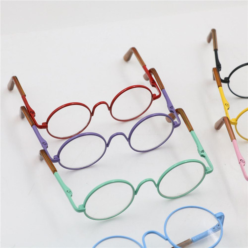 Gafas En Miniatura Con Lentes Transparentes Para Muñecas Con