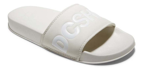 Sandalias Dc Shoes Mujer Blanco Bolsa Slides Adjl100038of1