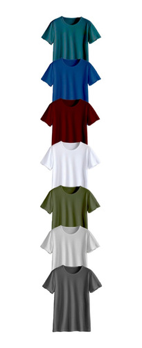 Kit Camisas Caballero Colores Casuales De Moda Pack 7 Pz