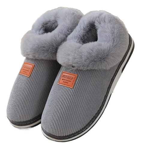 Pantufla Bota De Pana Abrigadas Para Dama Y Hombre