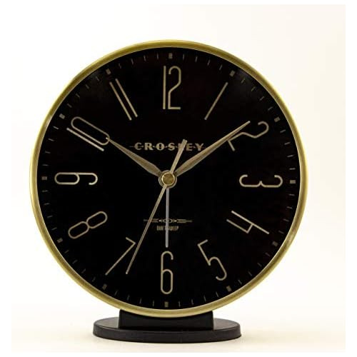 Reloj Despertador Crosley Modern Art Deco Oficina Y Esc...