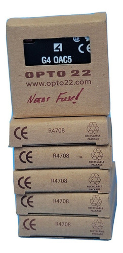 Lot Of 6 New Opto 22 G4-oac5 Output Modules 120vac 3a G4 Zzg