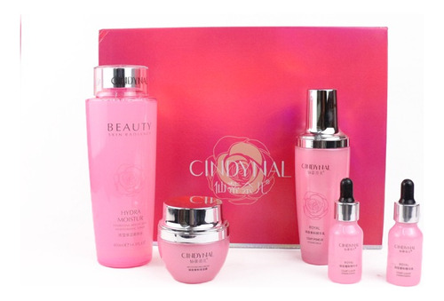 Cindynal Skin Care Extracto De Rosas Caja Con 5 Pzas