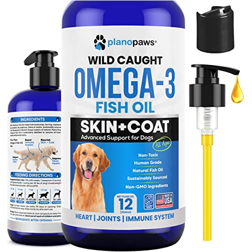 Omega 3 Aceite De Pescado Para Perros - Mejor Que El Jyj86