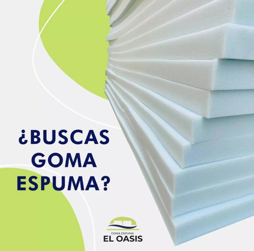 Goma Espuma Blanca El Oasis 100x195x1/2 Pulgada