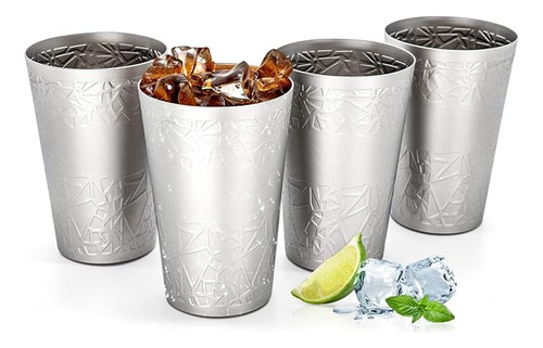 Vasos Aluminio Para Bebidas 12 Onzas Recargables Y Reciclabl