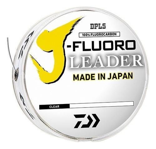 Línea Fluorocarbon Daiwa 30lb Leader Clear 50yds Color Blanco