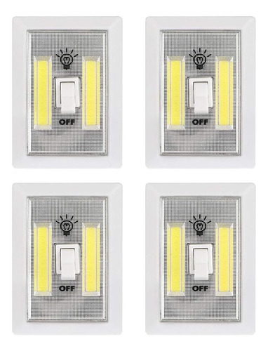 Led Cob Luz Nocturna  Funciona Con Bateria Taladro Interrup