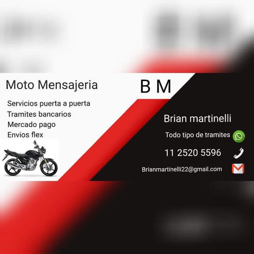 Imagen 1 de 1 de Moto Mensajería Y Flex