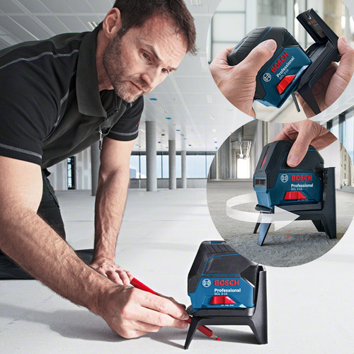 Nível A Laser Gcl2-15 Bosch Vermelho Profissional Com Maleta