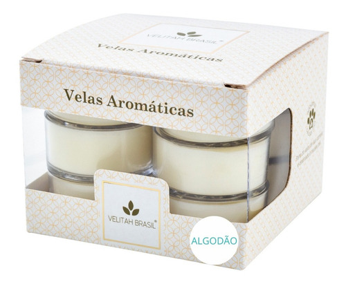 Imagem 5 de 8 de Kit 4cx Vela Aromática Com 12 Mini Velas Cada Total 48 Unid