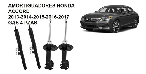Amortiguadores Honda Accord Mod 2013 2014-2015-2016-2017 4pz