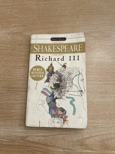 Vendo Libro Richard 3 De W. Shakespeare
