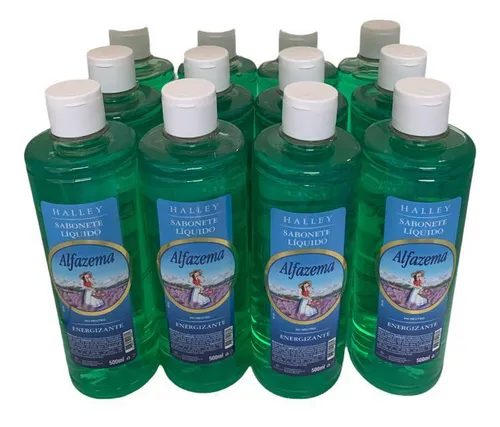 Kit Com 12 Sabonete Líquido Alfazema Original 500 Ml