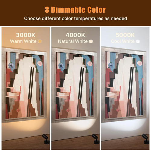 Focos Led Interiores, 3 W Interiores Control Remoto Reg...