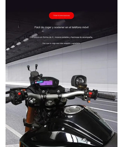 Audio Bluetooth Impermeable Para Moto Fm Mp3 Anti-