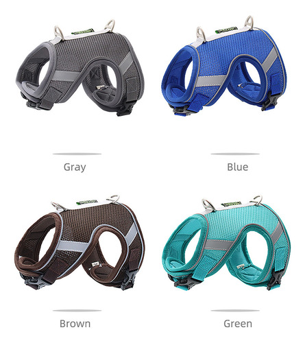 Arnés Ajustable Para Perros Y Gatos A Prueba De Escapes Con