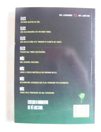 Livro A Vingança Dos Sete - Os Legados De Lorien #5