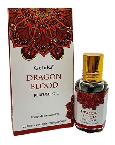 Óleo Perfumado Indiano Goloka Dragon Blood 6un.10ml - Cura