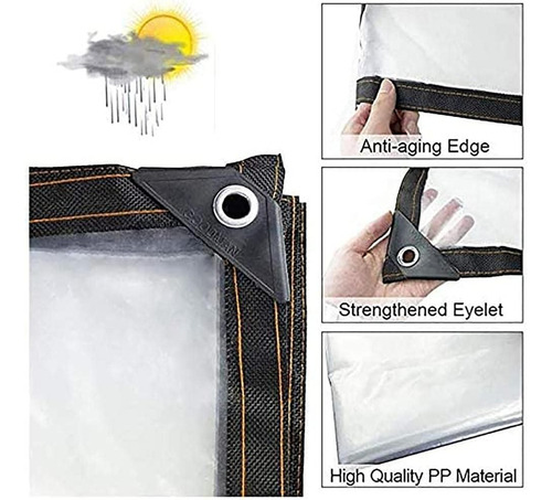 Lonas Transparentes Impermeables 3x6 Metro Para Invernadero
